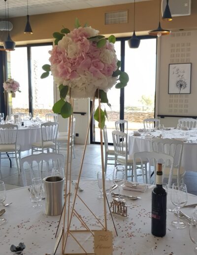 Fleuriste la Garde composition rose bouquet de mariée Toulon