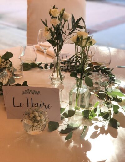 Fleuriste la Garde fleur mariage composition de table